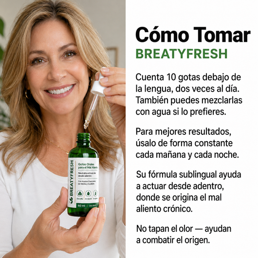 Gotas Aliento Fresco | Tratamiento Avanzado contra la Halitosis