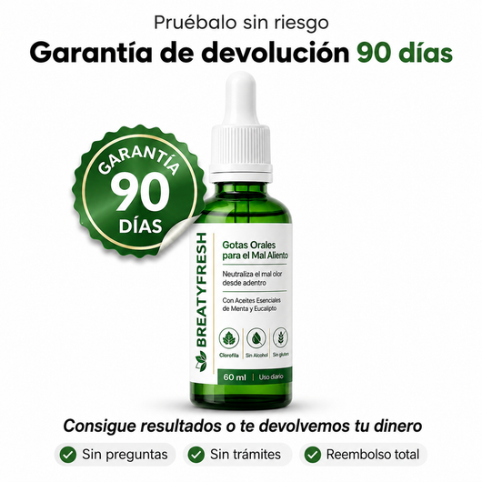 Gotas Aliento Fresco | Tratamiento Avanzado contra la Halitosis