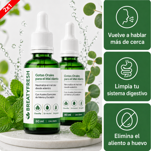 Gotas Naturales · Tratamiento Avanzado contra el Mal Aliento