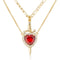 Collar Corazón y Espada