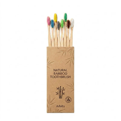 10 Cepillos de Bambú