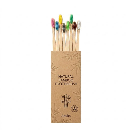 10 Cepillos de Bambú